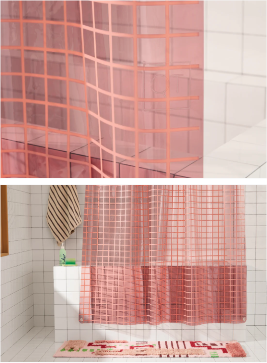 Douche solaire Quiet Town 2x2, Rose