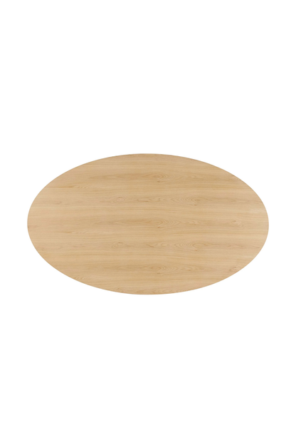 Table à manger ronde Quillon 75, chêne