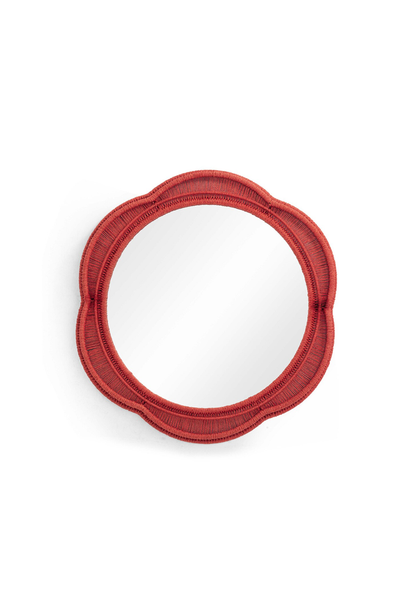 Miroir mural Bravura, rouge