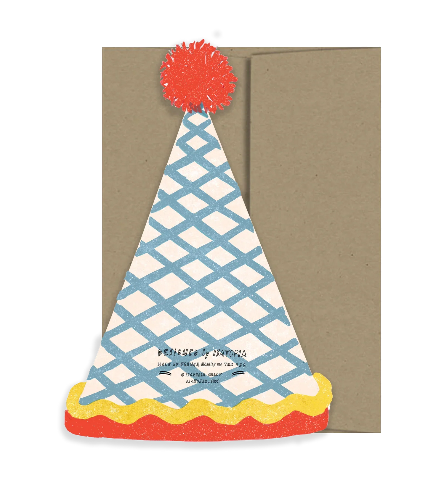 Carte de chapeau d'anniversaire 