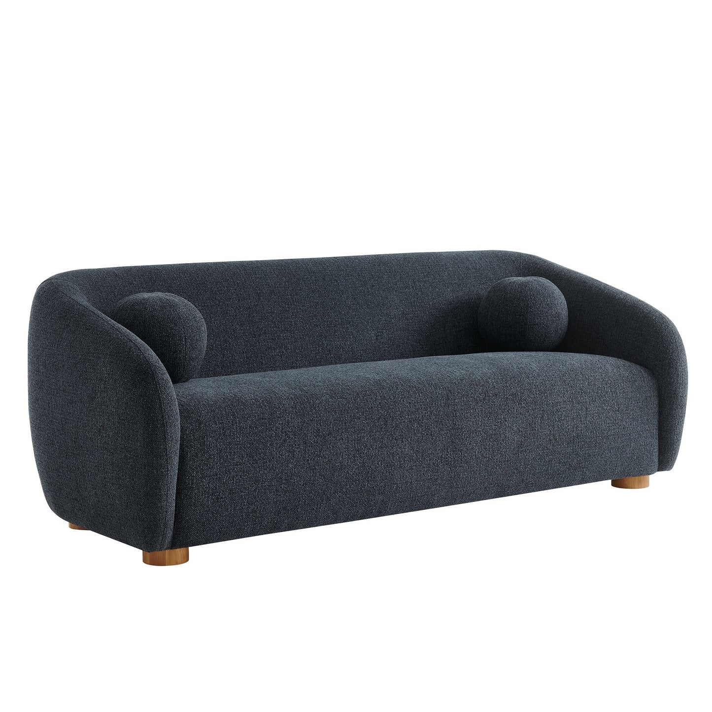 Canapé en tissu Chennie, bleu marine