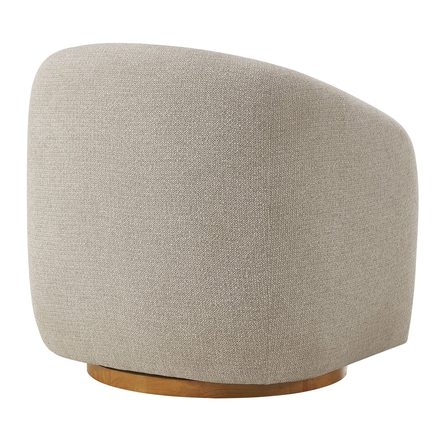 Fauteuil en tissu Chennie, gris tourterelle