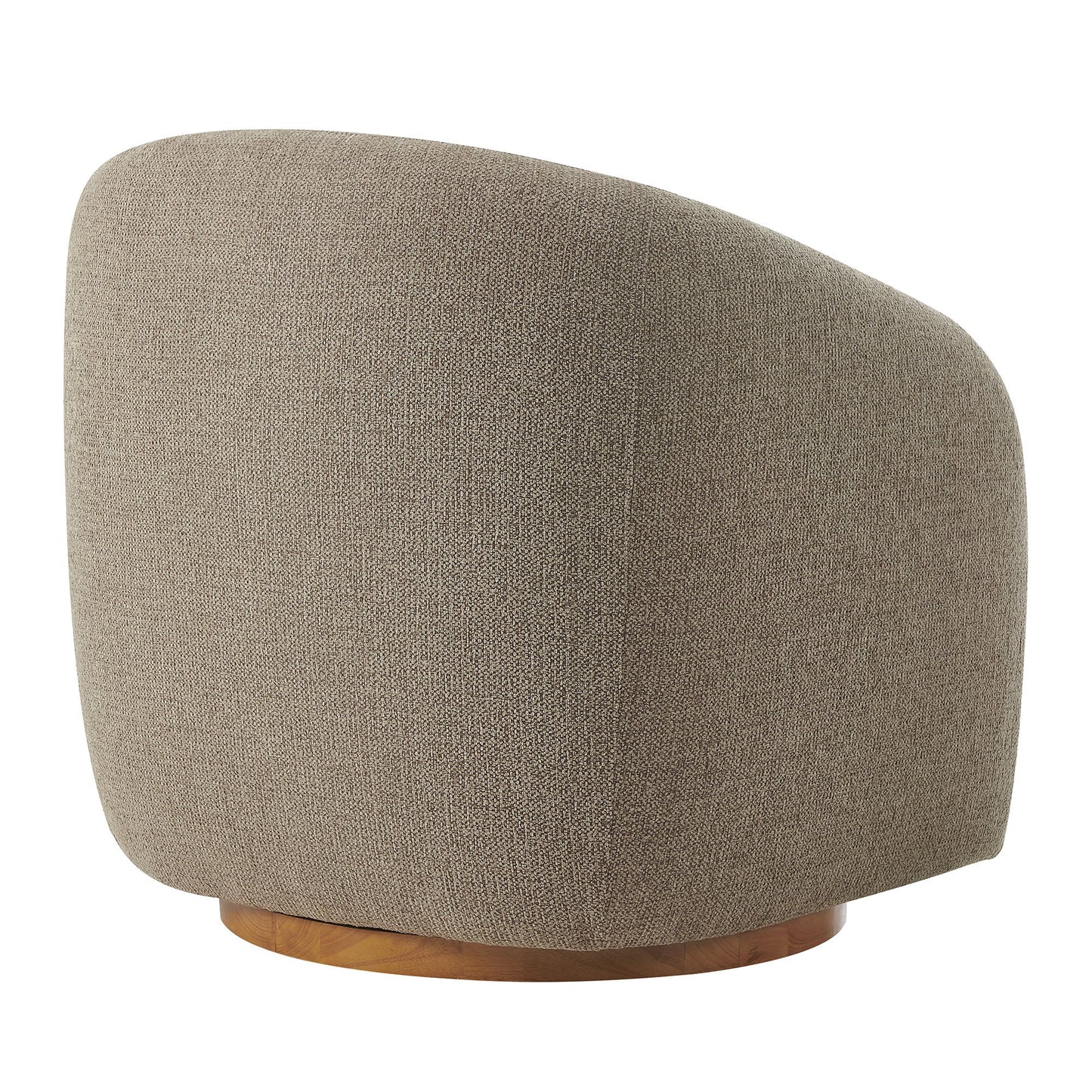 Fauteuil en tissu Chennie, taupe