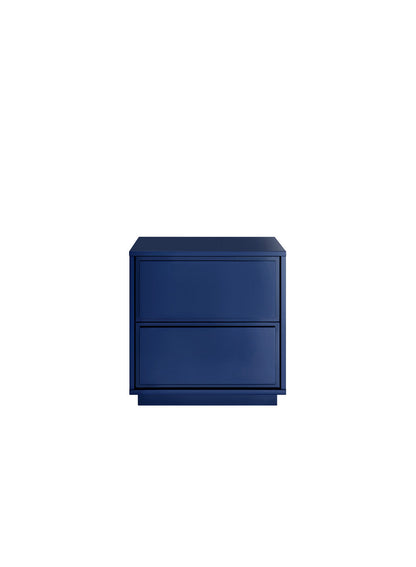Table de chevet Osmara, bleue