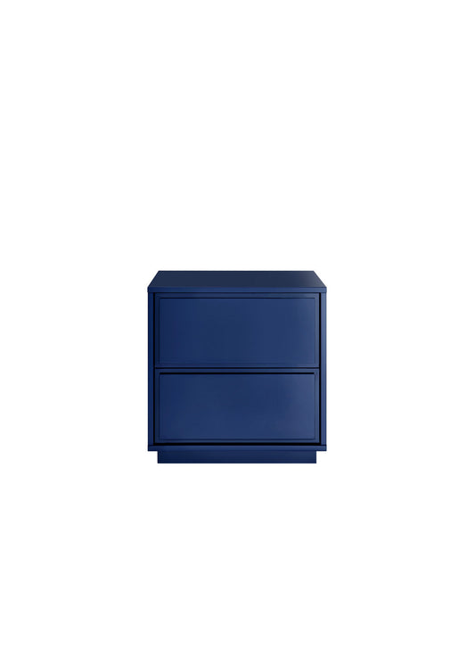 Table de chevet Osmara, bleue
