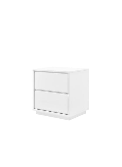 Table de chevet Osmara, blanche