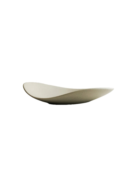 Petite assiette à galets NR Ceramics, beige terre