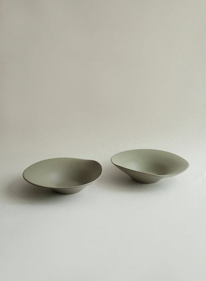 Bol à pâtes NR Ceramics, vert forêt