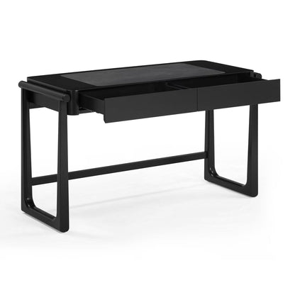 Bureau à tiroirs noir Alfa