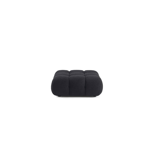 Pouf modulaire végétalien Huggy noir