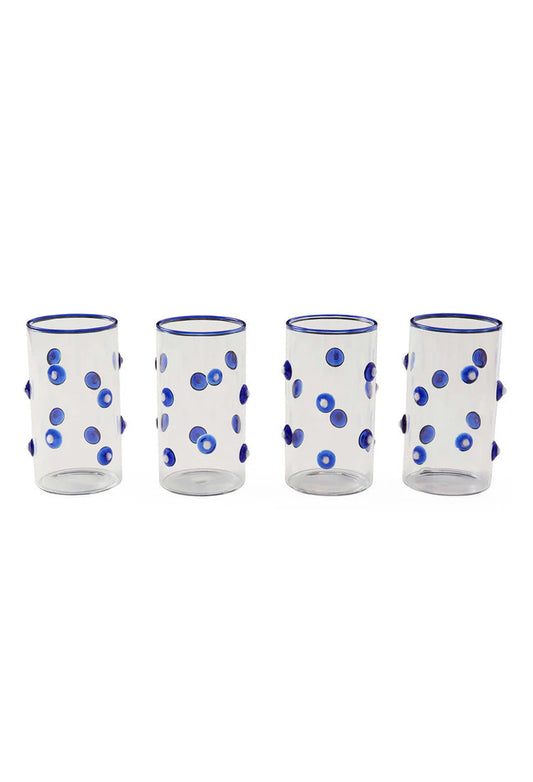Jonathan Adler Dottie Verres Highball, lot de 4