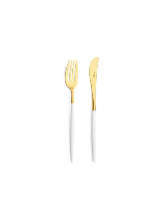 Couverts Cutipol Mio, blanc/or 