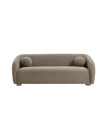 Canapé en tissu Chennie, taupe