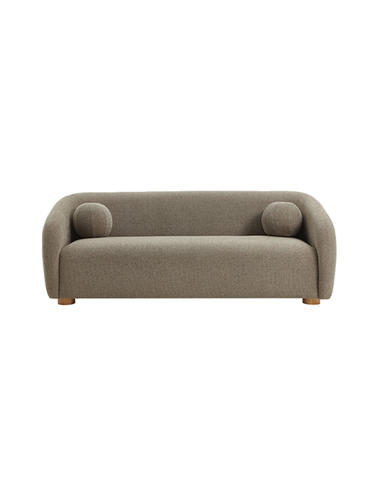 Canapé en tissu Chennie, taupe
